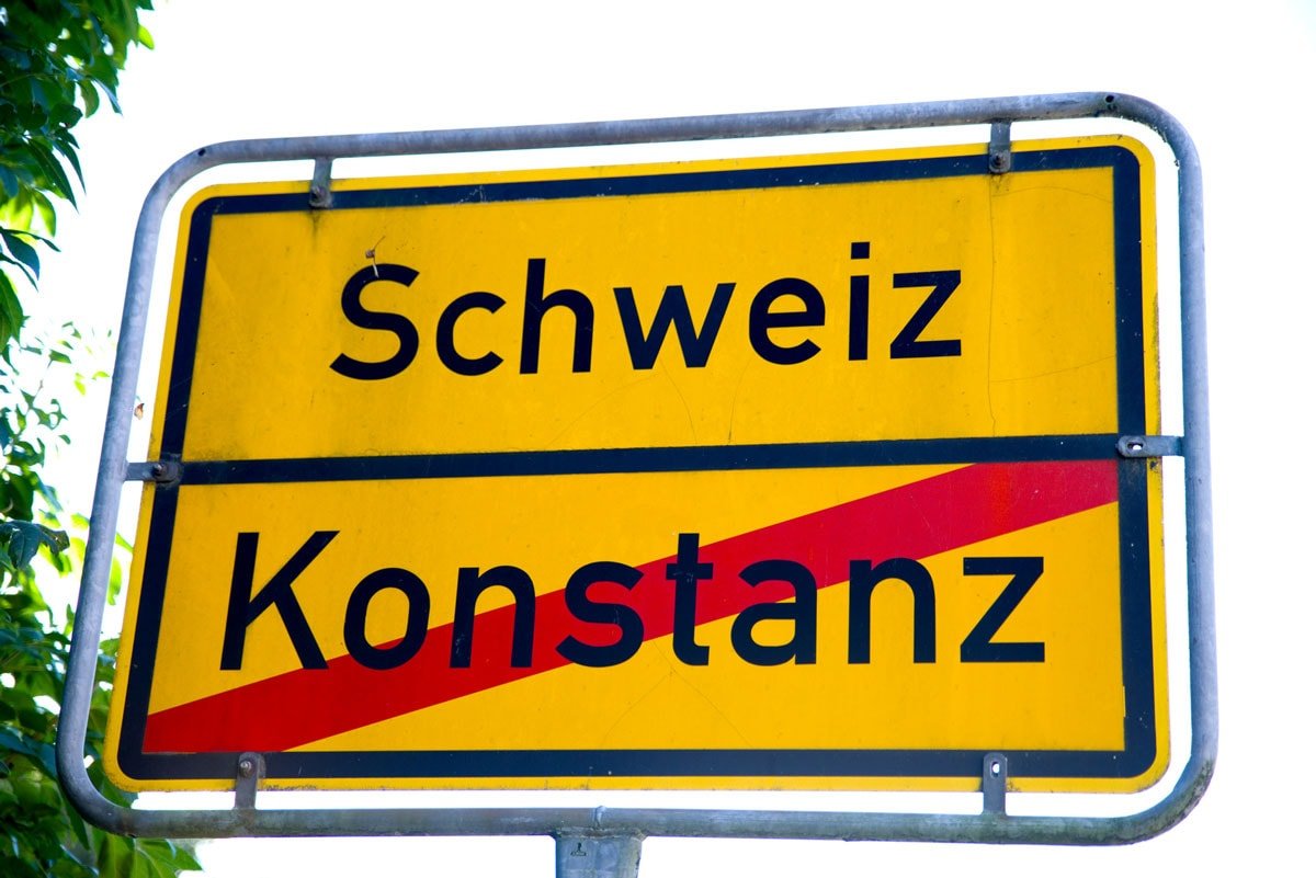 Ortstafel: Schweiz/Konstanz - Grenzgngerberatung